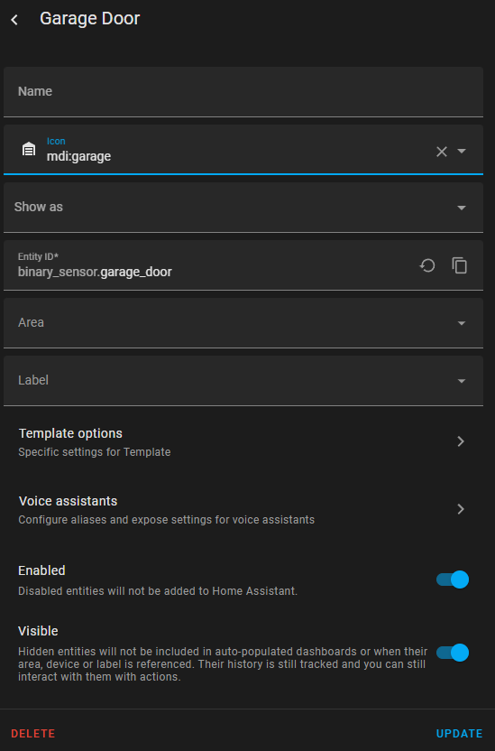 change icon